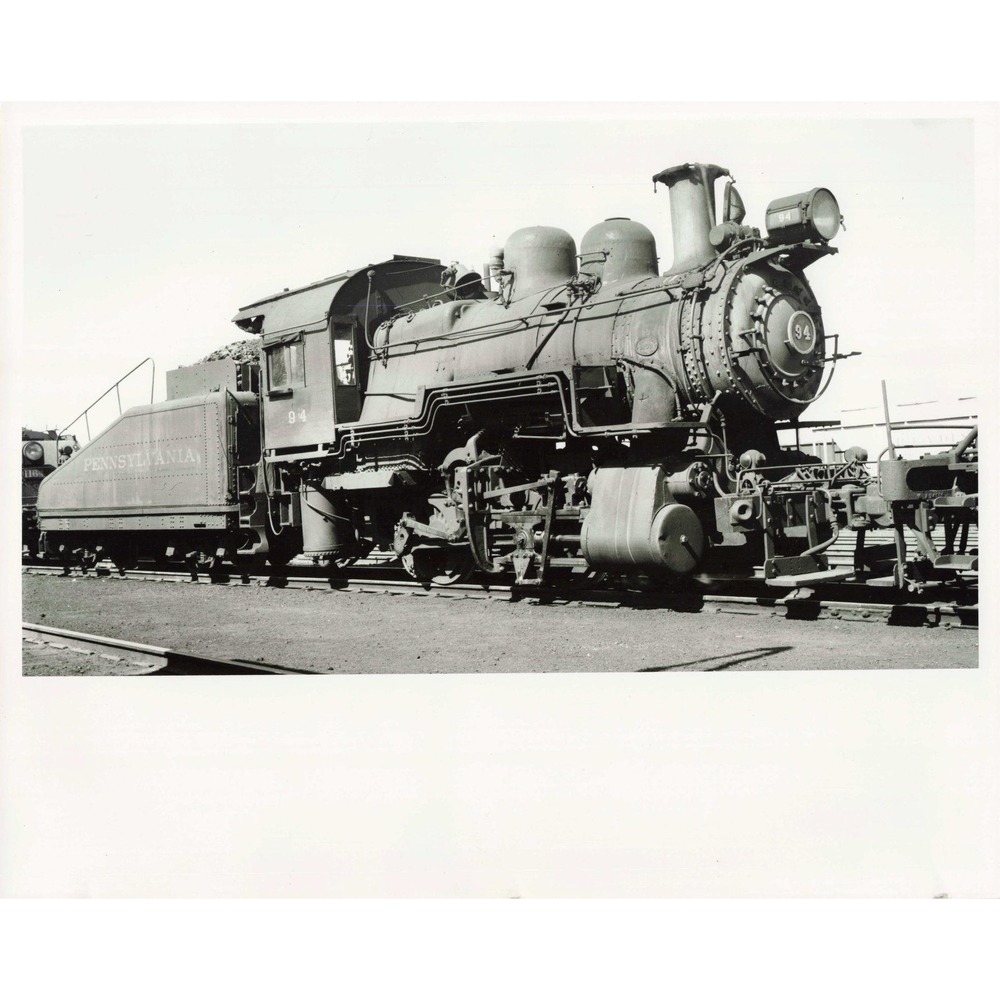 PRR Pennsylvania Railroad 0-4-0 #94 Steam Locomotive Switcher Roster Photo